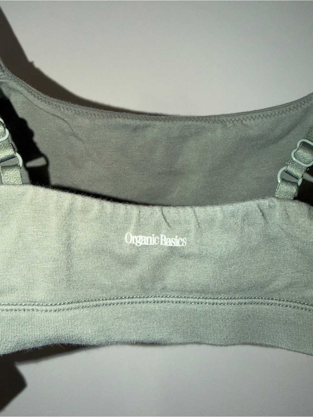 Organic Basics Women's Flex Scoop-Neck Cotton Bralette